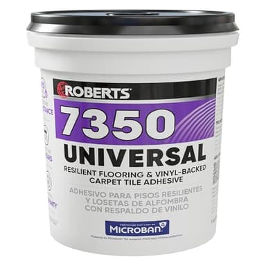 ROBERTS Universal Resilient Flooring & Vinyl-Backed Carpet Tile Adhesive - 1 Gal. (3.78 L)