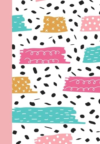 Composition Notebook Faux Washi Tape