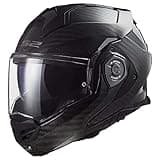 LS2 Helmets Advant X Carbon Modular Helmet (Matte Black - Large)