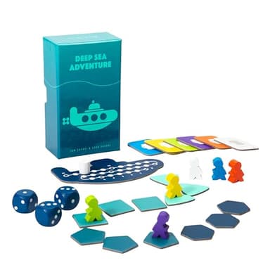 Oink Games Deep Sea Adventure Boost – Push-Your-Luck Family Board Game | 2–6 Players | Ages 8+ | Portable Travel-Friendly Edition with Strategic Ocean Treasure Hunt and Replayability