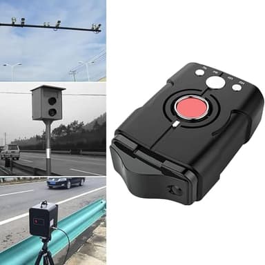 360° Radar Detector for Cars, Laser Radar Detector, Red Light Speed Camera Alerts, Voice Alerts, Rapid Response Time, Speed Camera Detectors, for Real Time Vehicle Speed Alert System, Enhanced Safet