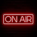 Lumoonosity On Air Neon Sign for Twitch, Tiktok, Youtube Streamers/Gamers - Live Streaming/Recording Light Sign – Red Cool Led Signs for Studio, Wall, Bedroom, Game Room Decor
