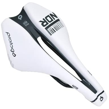 Prologo Dimension NDR STN Rail Road MTB Triathlon VL-1A26B Saddle, White, PR2804