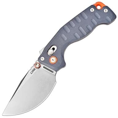 CJRB Doubletap Pocket Knife for Men, 3.86” D2 Steel Blade with Recoil Lock V2, G10 Handle Folding Knife for Camping Hiking Outdoors, J1970 Blue