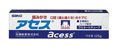 Acess Toothpaste for Oral Care, Herbal Toothpaste For Healthy Teeth and Gums, Pack of 1, 4.2 Ounce, Made in Japan