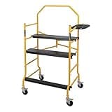 Metaltech I-IMIS Job Site Series 6-3/8'. x 4'. x 2-1/2'. Scaffold 900 Lb. Load Capacity
