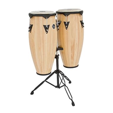 Latin Percussion LP City Wood Congas 10" & 11" Set - Natural Satin Finish