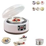 PandaXun Probiotic Yogurt Motor - Yogurt Machine with Adjustable Temperature and Time Control, 1.2L Multi-Function Electric Yogurt Machine, Automatic Yogurt Maker Machine with LCD Display