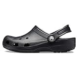 Crocs Unisex-Adult Classic Clog, Clogs for Women and Men, Black, 13 Women/11 Men