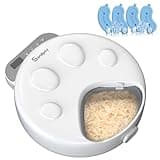 Automatic Cat Feeder Wet Food,Cordless Wet Pet Food Dispenser with 4 Ice Packs,4 Meals Per Day Fresh Food Refrigerated Container,Programmable Timed Battery Operated Auto Feeder for Kitten/Small Dog