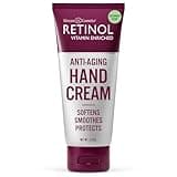 Retinol Anti-Aging Hand Cream–The Original Retinol For Younger Looking Hands –Rich Hand Cream Conditions. Protects Skin, Nails & Cuticles – Vitamin A Minimizes Age’s Effect on Skin (cucumber scent)