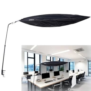 Desk Shade for Cubicle to Block Light, Cubicle Shade, Desk Leaf Shade, Cubicle Leaf, Cubicle Leaf Shade, Office Light Cover, Cubicle Accessory, Designed for Sensitive Worker
