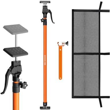 HOLOTHURIAN Adjustable Cargo Bars for Pickup Truck Bed Cargo Bars for SUVs, Trailers, Vans, Adjustable from 40" to 70", Comes with Premium Cargo Net Organizer and Divider Bar, 1-Pack