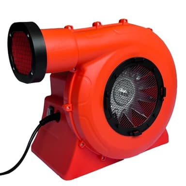 GONFLABLE 1500W 2HP High Power Bounce House Blower, Portable Fan Pump Air Blower Commercial for Large Inflatables, Bubble House, Water Slides, Castle, Jump Slides, Holiday Decorations