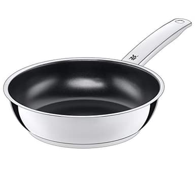 WMF Durado Frying pan, Diameter of 20 cm, Stainless Steel Cromargan, with Handle Coated Induction
