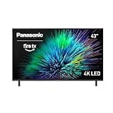 Panasonic W70 Series (2025 Model) 43" LED 4K Ultra HD Smart Fire TV, Press & Ask Alexa, Apple AirPlay, HDR10+, HDMI 2.1, and Bluetooth Support - 43W70BP
