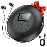 Gueray Portable CD Player Personal CD Players with Headphones LCD Display Anti-Skip Protection HiFi Classic CD Walkman Music Player Memory CD Player for Car Home