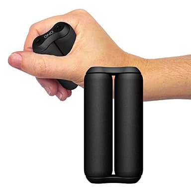ONO Roller - Handheld Fidget Toy for Adults | Help Relieve Stress, Anxiety, Tension | Promotes Focus, Clarity | Compact, Portable Design (Black, Junior Size - ABS Plastic)