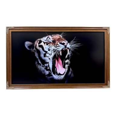55 inch handmade ornate wood frame. For TCL Nxt Frame Tv. Antique Bronze Finsih (not for use with other brands or models) (FITS 55 INCH TCL NXT TV)