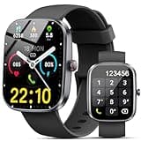 Smart Watch(Answer/Make Calls), 1.91" Smartwatches for Men Women, Fitness Tracker with 110+ Sport Modes, IP68 Waterproof, Heart Rate/Sleep/Spo2 Monitor, Pedometer, Activity Tracker for Android iOS