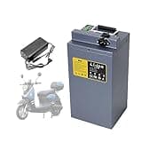 WILLQR Ebike Battery 60V 72V 45Ah 55Ah 65Ah Lithium Li-ion Battery Pack 60V 20Ah 25Ah 35Ah Replacement Motorcycle Battery 72V 85Ah 100Ah Moped E-Tricycle Battery,60v35ah