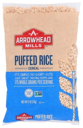 Arrowhead Mills Natural Puffed Rice Cereal [ Pack of 3] by Arrowhead Mills