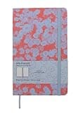 Moleskine Custom Edition Notebook, Hard Cover, Ruled, Large (5" x 8.25"), Soft Lavendar/Red, 240 Pages