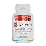 WELLNESS EXTRACT Eannatto Tocotrienols Vitamin E Supplements Tocopherol Free, Supports Immune Health, Non-GMO, Gluten Free & Antioxidant (125MG 60 Softgels)