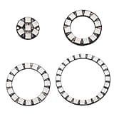 Sparkleiot 59 Bits WS2812 RGB LED Ring 7/12/16/24 Bits 5050 WS2812B LED with Integrated Driver Individual Addressable Programmable for Arduino ESP32