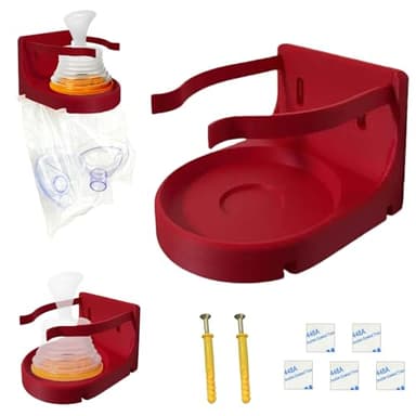 First Aid Equipment Wall Mount Compatible with Choking Rescue Device, with Mask Holder, Wall Mount for LifeVac Anti Choking Device, Quick Access, Space-Saving, Easy to Install - No Equipment Included