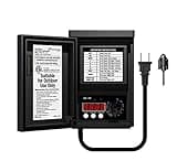 Malibu 120 Watt Power Pack with Sensor and Weather Shield for Low Voltage Landscape Lighting Spotlight Outdoor Transformer 120V Input 12V Output 8100-9120-01