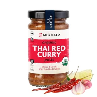 Mekhala Organic Thai Red Curry Paste, 3.53 oz