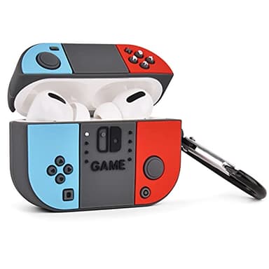 KOREDA Compatible with AirPods Pro Case, Cute Cool Switch Game Design for Airpods Pro 2nd Generation/1st Generation Case (2023/2022/2019), Funny Cartoon Silicone Cover for Kids Girls Teens Boys