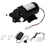 2025 Upgraded Betollo 6800 Booster Pump Kit, Suitable for Household Reverse Osmosis Water Filtration System Standards or Manifolds up to 100 GPD,Bring a High-Voltage Switch