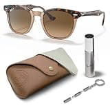 Ray-Ban RB2298 Hawkeye Square Shape Polarized Sunglasses for Men and Women- Timeless Classic Sun Glasses with Modern Elegance - Premium UV Protection - Designer Men's and Women's Sunglasses