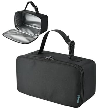 Beautyflier Travel Carrying Bag for Lifevac Home Kit, Portable Storage Bag for Airway Suction Device, Durable Travel Case with Adjustable Hand Strap for Home Car Camping Hiking, Black (Bag Only)