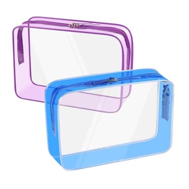 Beautyflier Travel Carrying Bag for Organizing Emergency Kits, First Aid Medical Kit Accessory Pouches - Zippered Bag With Transparent Window, for Home Outdoor Car Supplies (Bag Only)