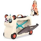 B. toys Unisex Kid's Ride on Panda, Multicolor