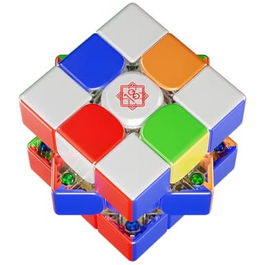 Bukefuno MoYu weilong V11 18th Anniversary Version 3x3 Magnetic Cube Speed Stickerless WeiLong V11 Magic Cube Puzzle 3x3x3 Toys(18th Anniversary Edition)