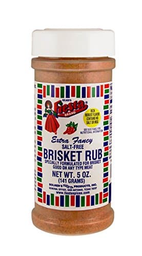 Bolner's Fiesta Extra Fancy Salt-Free Brisket Rub (5 Ounces)