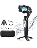 3 Axis Gimbal Stabilizer for Gopro Hero 13/12/11/10/9, Handheld Stabilizer for Gopro for Video Recording, IPX4 Waterproof, Bluetooth Control, Compatible with Osmo Camera, Insta360, hohem iSteady Pro4
