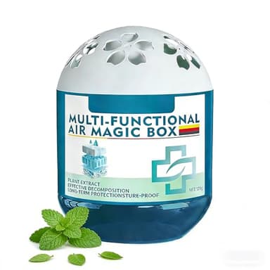2026 New Air Magic Box, Indoor Air Purification Dust Removal Magic Box, Multi Functional Automatic Dust-Sucking All Day, Pollution-Free, No Noise & Electricity, For Any Room(1pcs,120g)