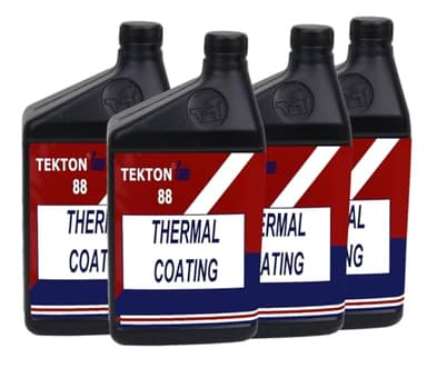 Heat Reflective Paint – Industrial Grade Thermal Barrier Insulating Coating with Ceramic Microspheres – RV, Camper, Flat, Metal Roof Coating (4 Quarts Only, White)