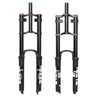 ZTZ 29" Mountain Bike Air Suspension Fork,QR 9x100mm,Max 3.0" Tires (Black)