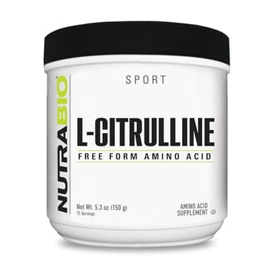 NutraBio L-Citrulline, Free Form Amino Acid, 5.3 oz (150 g)