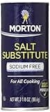 Morton Salt Substitute, Sodium Free, 3.12 Ounce