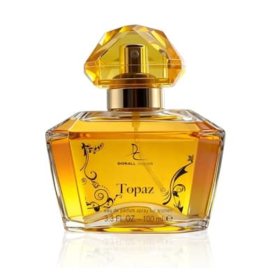 AFLUXE Topaz, Perfume for Women, Long Lasting EDP, Feminine Scent, Delicate Fragrances for Women, Day to Night Wear, 3.4 Fl Oz