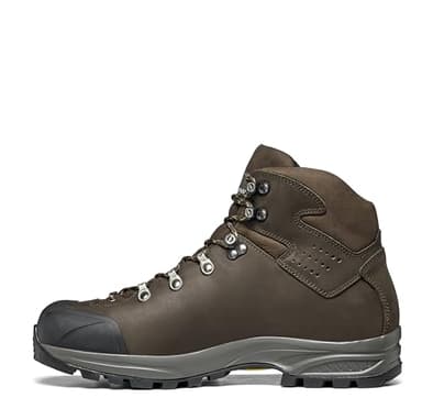 SCARPA Men's Kailash Plus GTX Waterproof Gore-Tex Leather Hiking Boots - Dark Coffee - 11-11.5 Men/12-12.5 Women