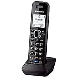 Panasonic DECT 6.0 Plus Cordless Phone Handset Accessory Compatible with 2-Line Cordless Phones KX-TG95xx Series Business telephones, Headset Jack - KX-TGA950B (Black)