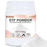 XSEINO DTF Powder 750g/26.46oz White Digital Transfer Hot Melt Adhesive, DTF Transfer Powder for Sublimation, DTF Hot Melt Adhesive Powder for All DTF and DTG Printers on All Fabric